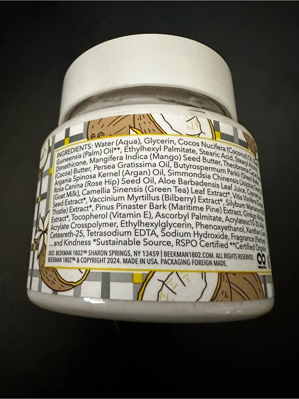 Brand New Beekman 1802 body cream - Coconut Cream